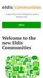 Mobile Screenshot of community.eldis.org